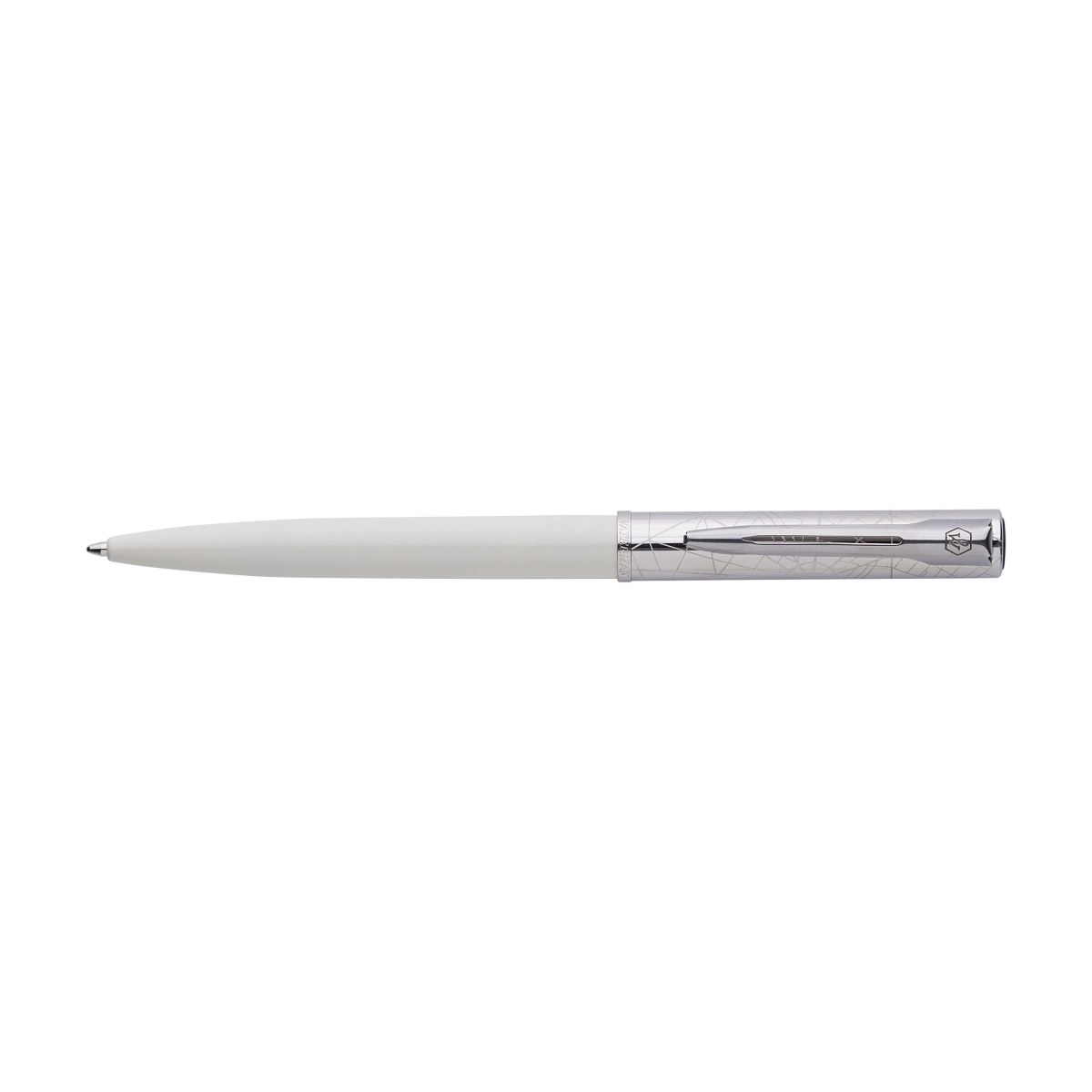 Waterman Allure Deluxe balpen | Roestvrijstaal · wit