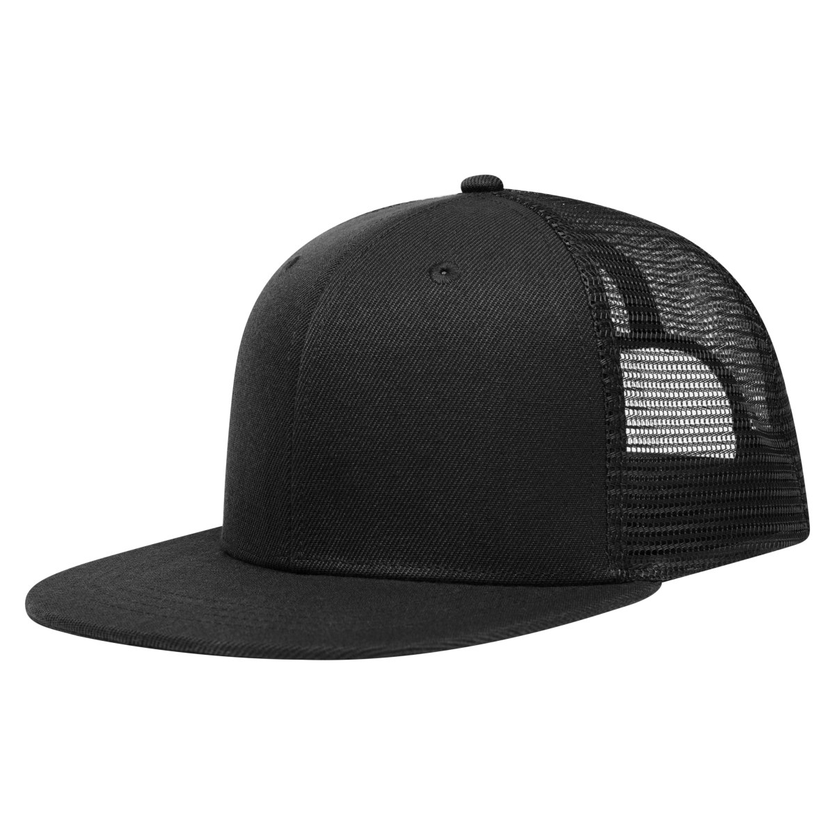 Nilton's Trucker cap high profile - Retail · Zwart