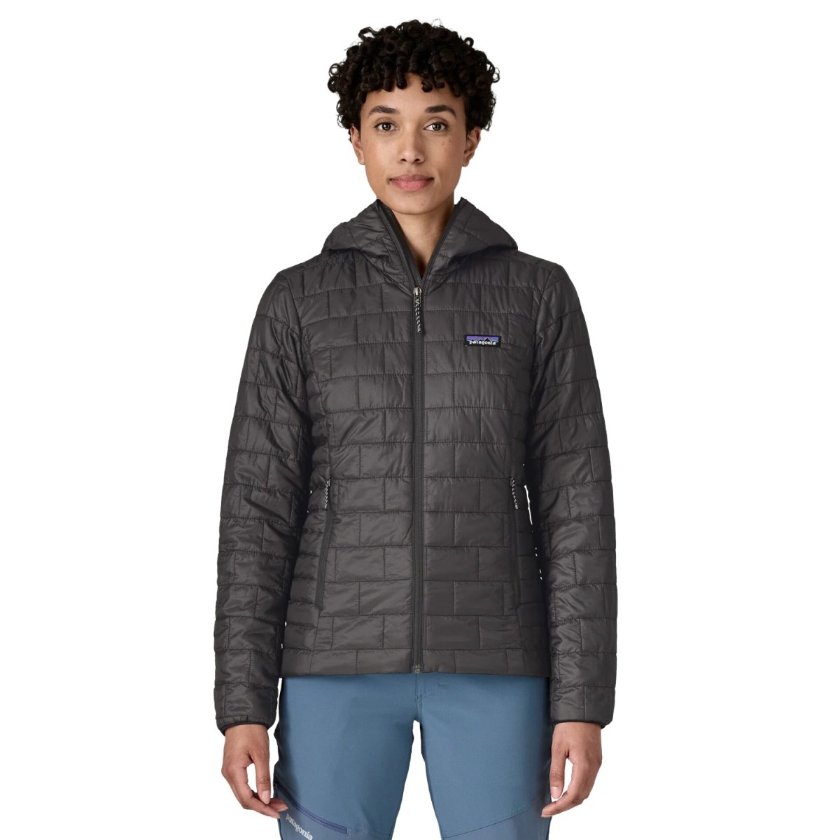 Patagonia Women’s Nano Puff Hoody · BLACK
