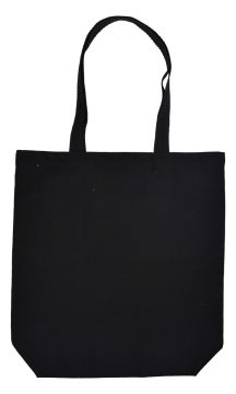 Katoenen tas met lange hengsels en bodem, 300 gr/m²